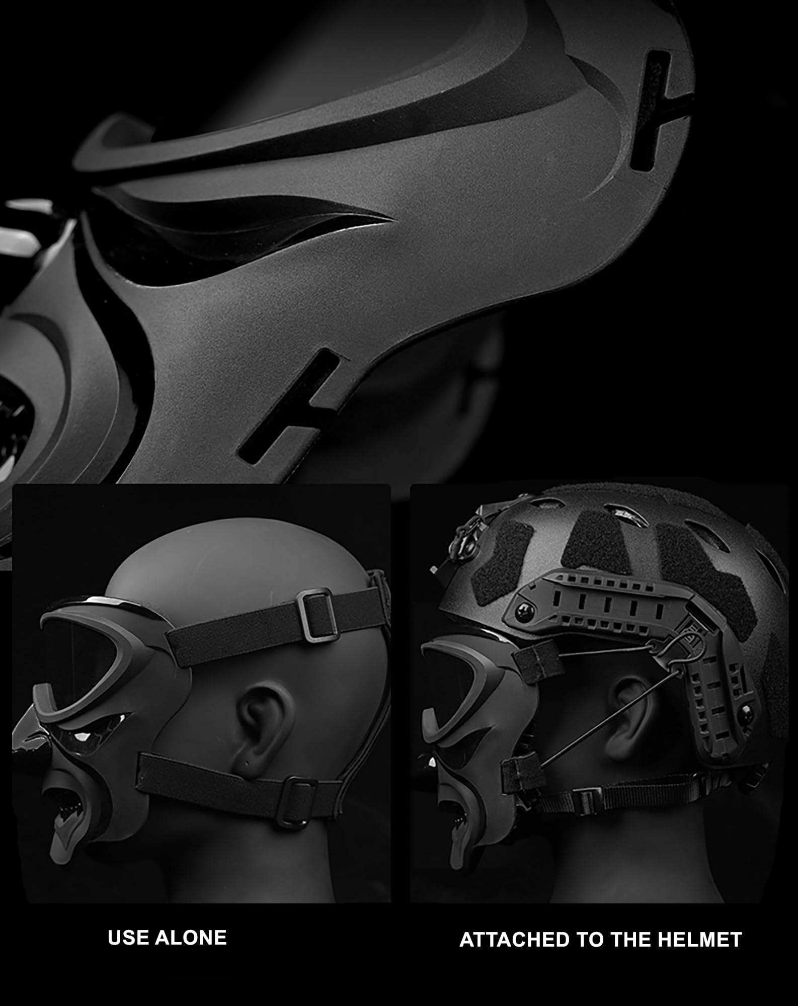 Maschera softair viso completo tattica paintball teschio maschera protettiva per Halloween cosplay cs abbigliamento per caccia giochi all'aperto