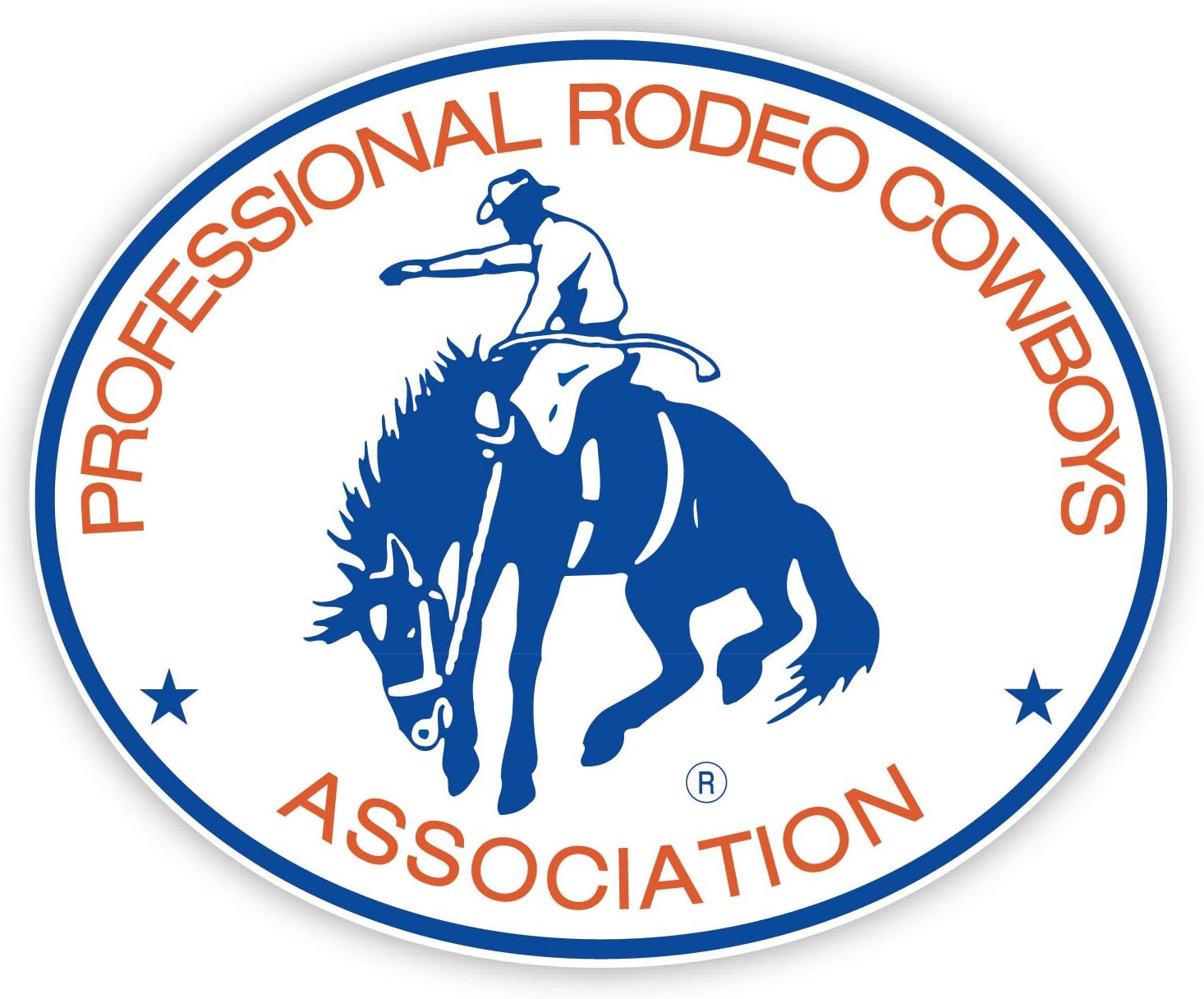 PRCA Professional Rodeo Association 4"x5" Sticker Decal Vinyl Bull Rider Cowboy
