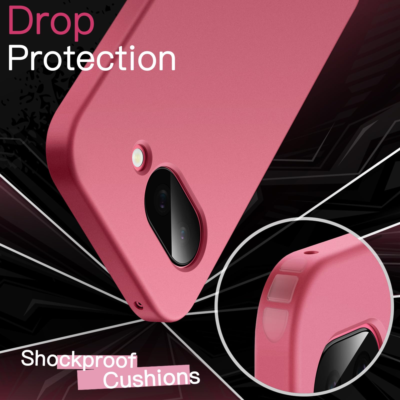 Custodia JETech Per Google Pixel 9a 2025 - Cover Sottile TPU Antiurto Opaca