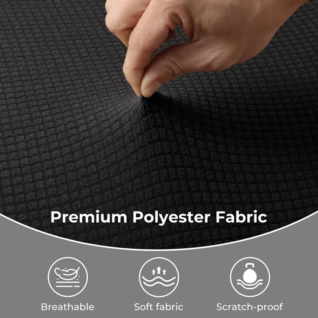 Elastic Rv Bench and Backrest Cushion Covers, Stretchy Loveseat Sofa Protectors, Machine Washable, Rv Dinette Cushion Covers, Universal Fit