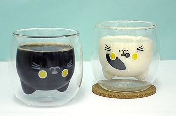 Amazon.co.jp: グラス ダブルウォール 耐熱ガラス コップ 保温 保冷