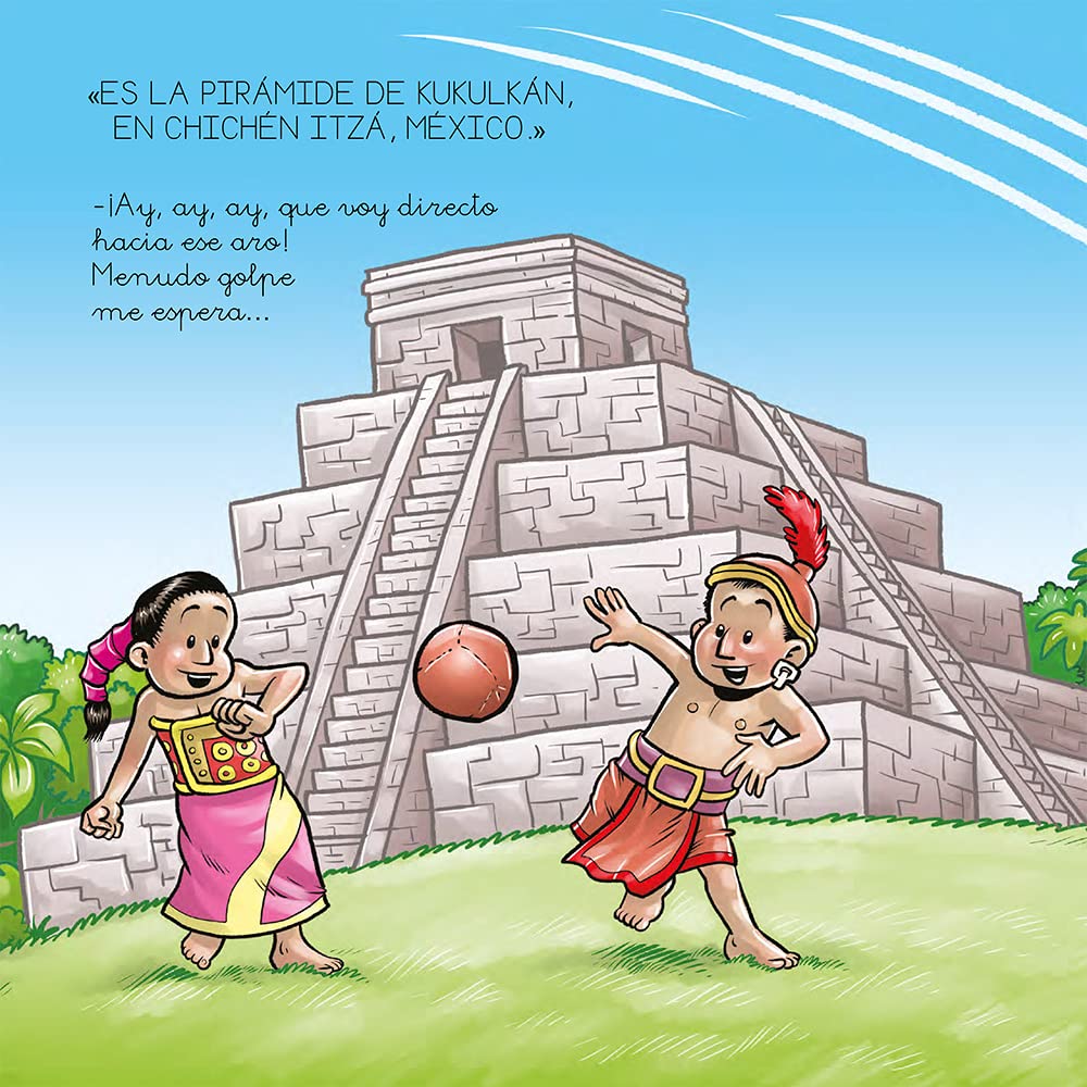 Pascual el dragón descubre América - Libros para niños en letra ligada, manuscrita, cursiva: Cuentos interactivos para conocer culturas: 4 (Aprende a leer en letra ligada)