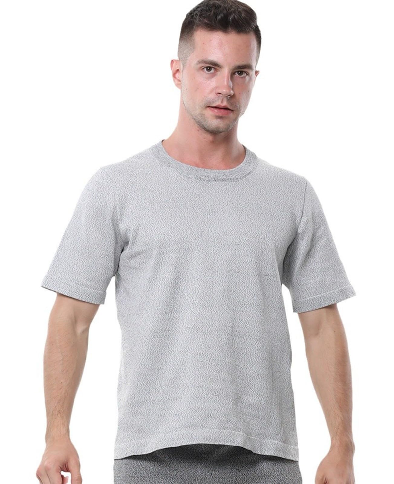 FUELIX Abbigliamento Antitaglio di Livello 5 T-Shirt Antitaglio Maglietta Antistrappo Antimorso Gilet Resistente al Taglio Attrezzature Protettive per La Produzione Industriale C,XL