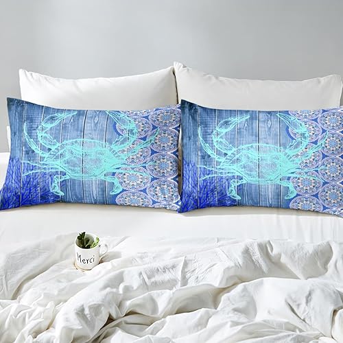 Vista 92 de Erosebridal Juego de sábanas de mariposa azul, tamaño matrimonial, sábanas de hongos y polilla de libélula, sábana encimera de fase lunar, sábana