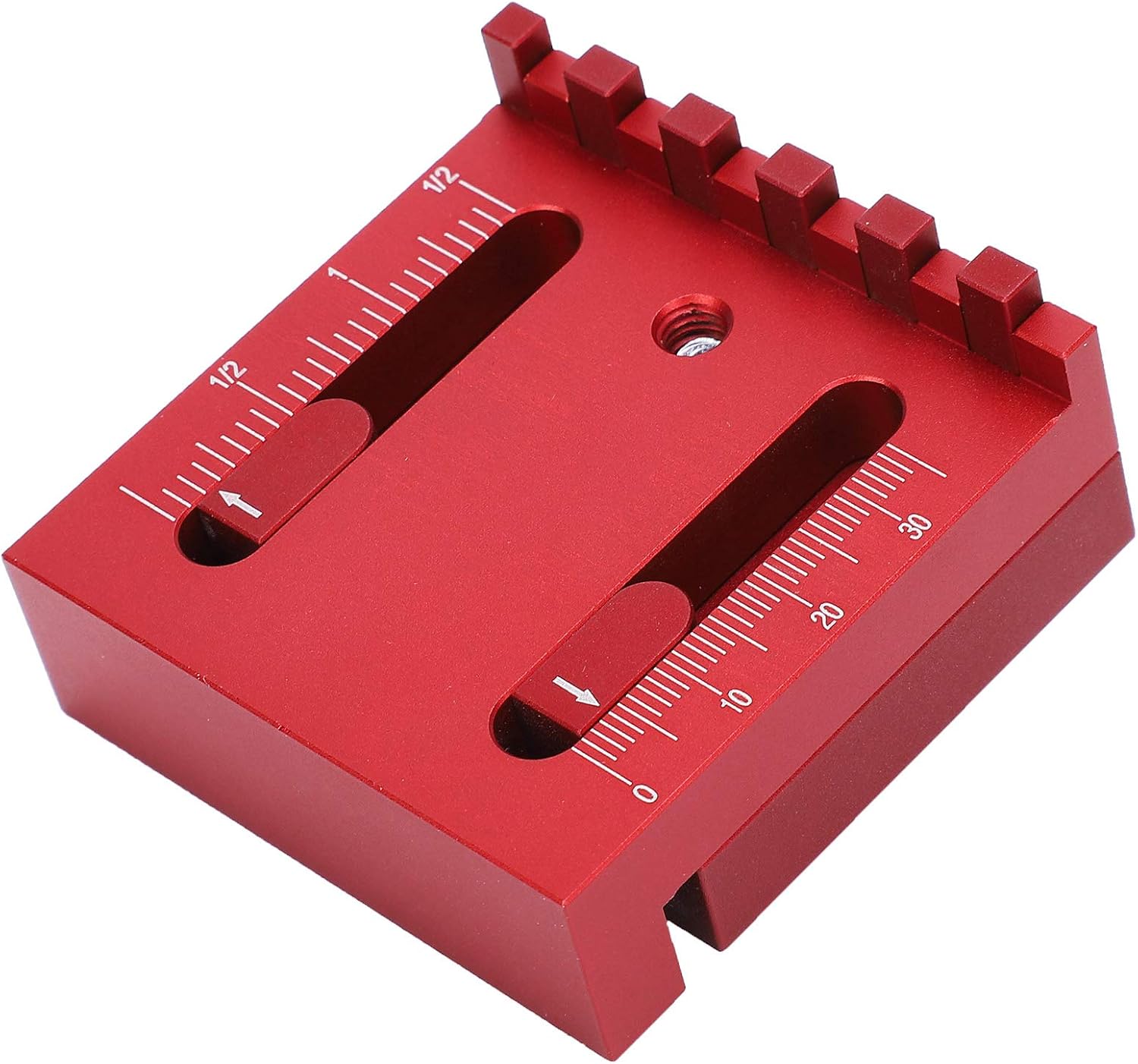 Woodworking Gap Gauge Aluminum Alloy Saw Seam Ruler DIY Width Measuring Tool 0~30mm
