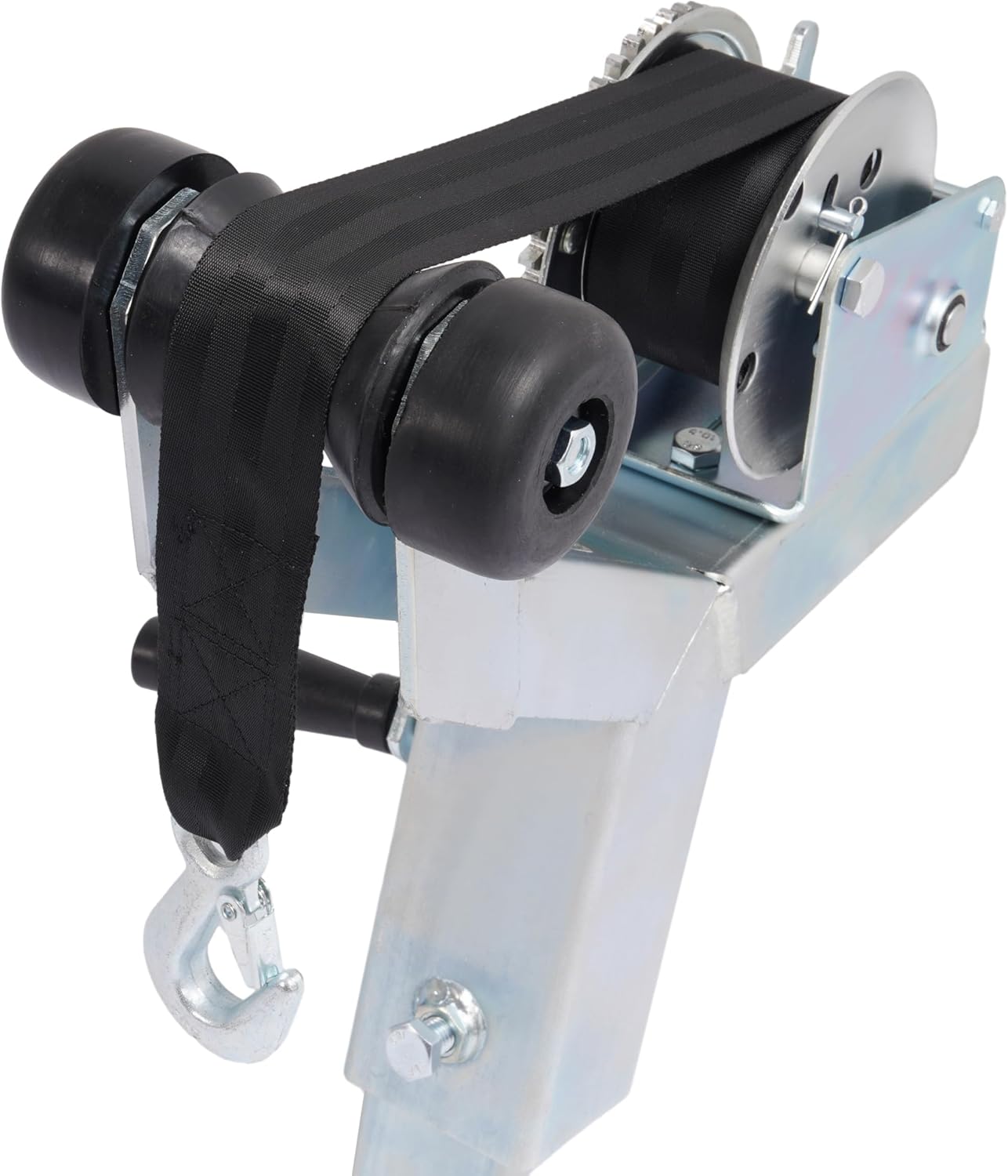 Short Nose Adjustable Winch Stand W/Pulling Ratchet Winch Compatible with Universal Boat Parts W/ 1400lbs Dutton-Lainson Winch