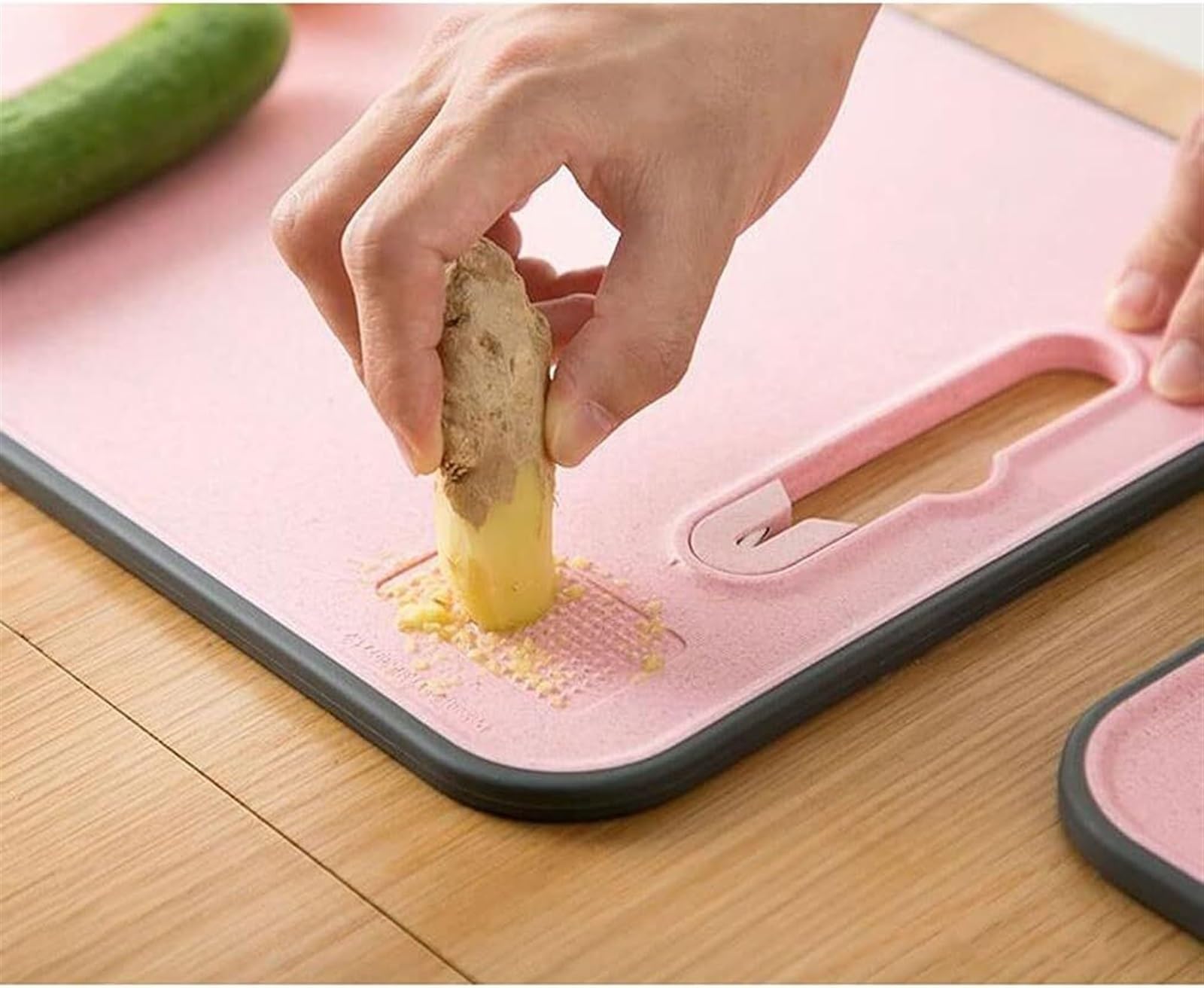 Tabla de Cortar Cocina Tabla De Cortar Con Agujero Para Colgar, Tabla De Cortar De Cocina Para Frutas, Verduras, Queso Y Carne para Cortar Pan, Carne o Verduras(14.5INCH)