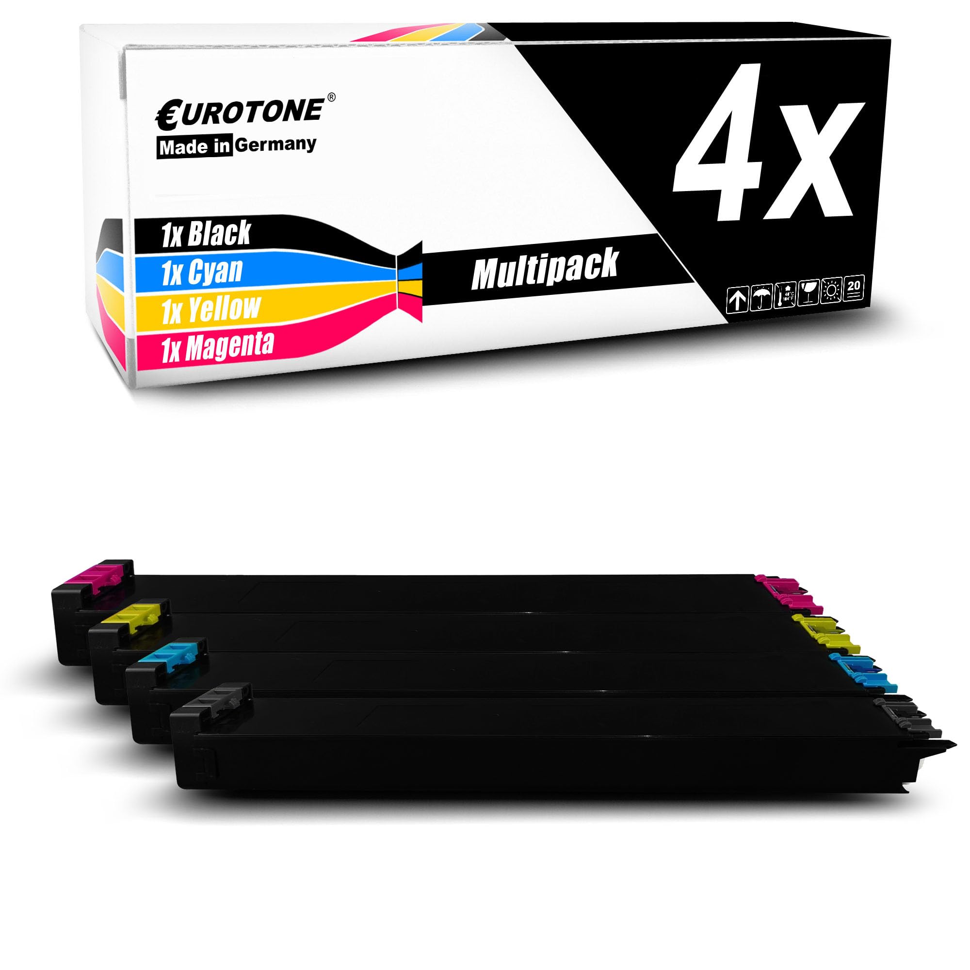 Eurotone Toner 4X Toner kompatybilny jako zamiennik do Sharp MX2301 MX2600 MX3100 zastępuje MX-31 GT MX31GT zestaw