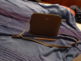 David Jones Borsa A Tracolla Donna Con Catena - PU Pelle Nero - Foto 9