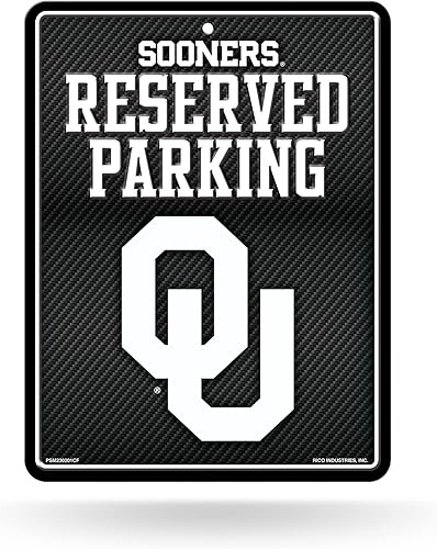 Vista 50 de Letrero de metal NCAA de 8.5 x 11 pulgadas, ideal para cueva de hombre, dormitorio, oficina, decoración del hogar Primario