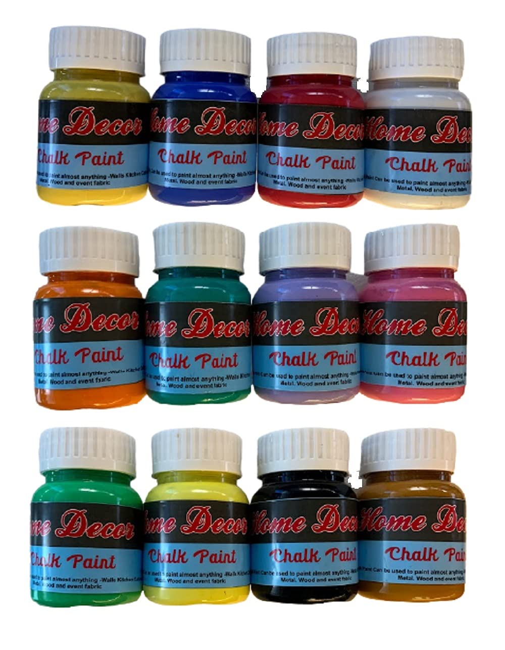 The Art Box® Chalk Paint with Chalk Finish, EcoFriendly, AllinOne