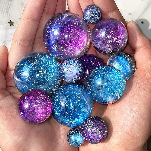 Miniatura 3 de RESINWORLD Moldes de esfera de 20 cavidades para resina, molde de resina de bola redonda, molde de orbes de silicona para fabricación de joyas