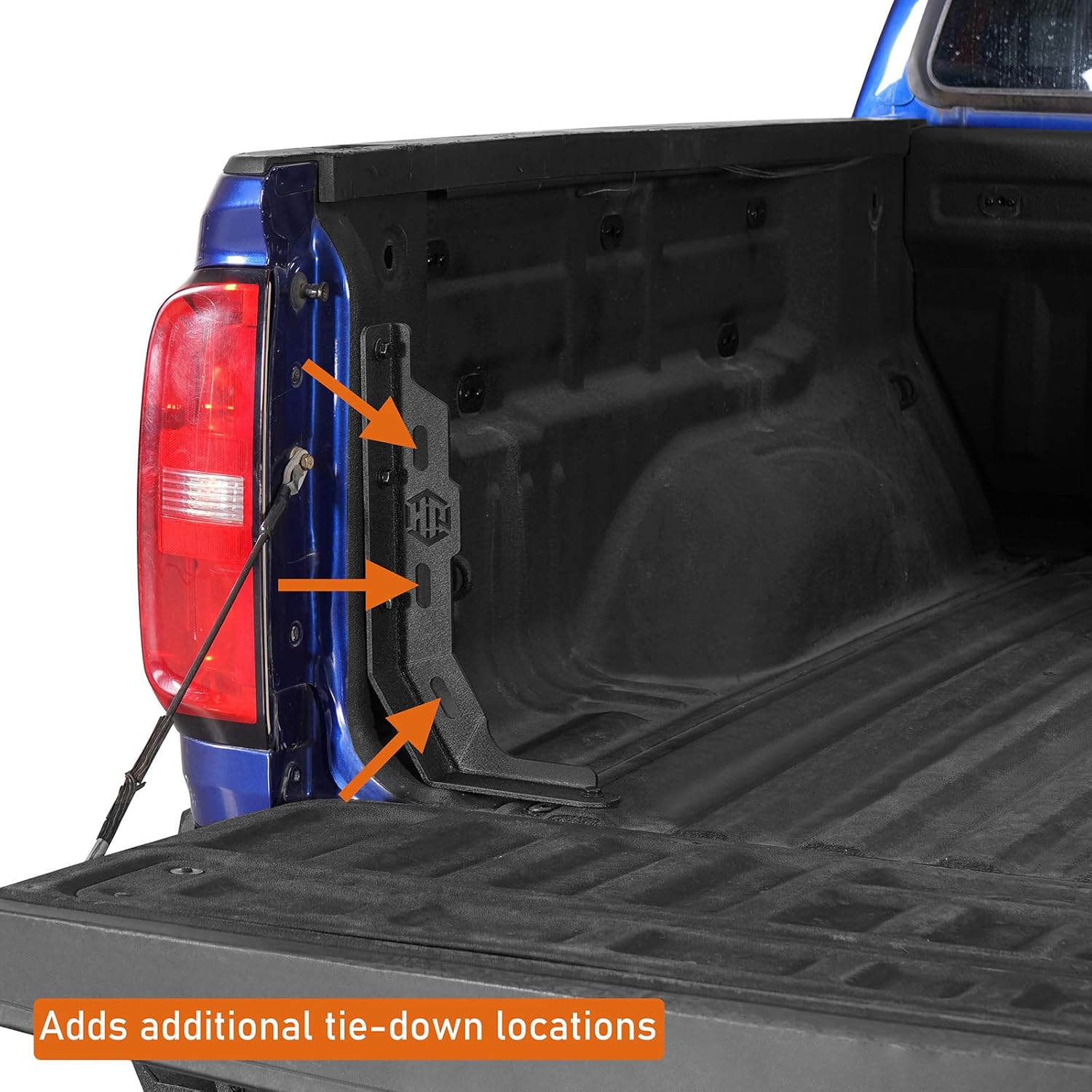 Hooke Road Colorado Bed Channel Stiffener Support Brackets for 2015-2022 Chevy Chevrolet Colorado & GMC Canyon Pickup Truck - Pair