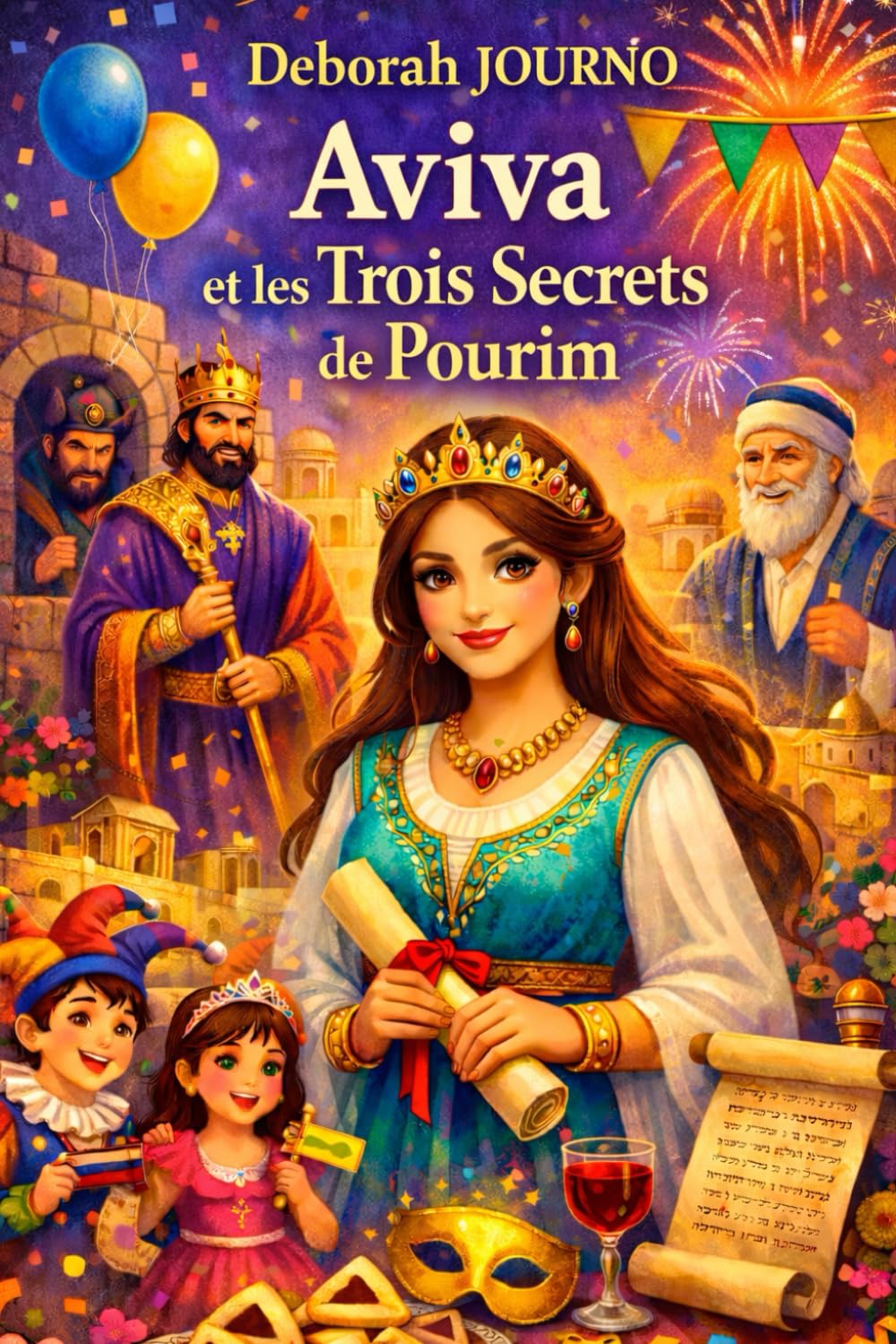 Aviva et les Trois Secrets de Pourim: Quand une couronne enchantée révèle que la fête ne brille que si l’on partage.