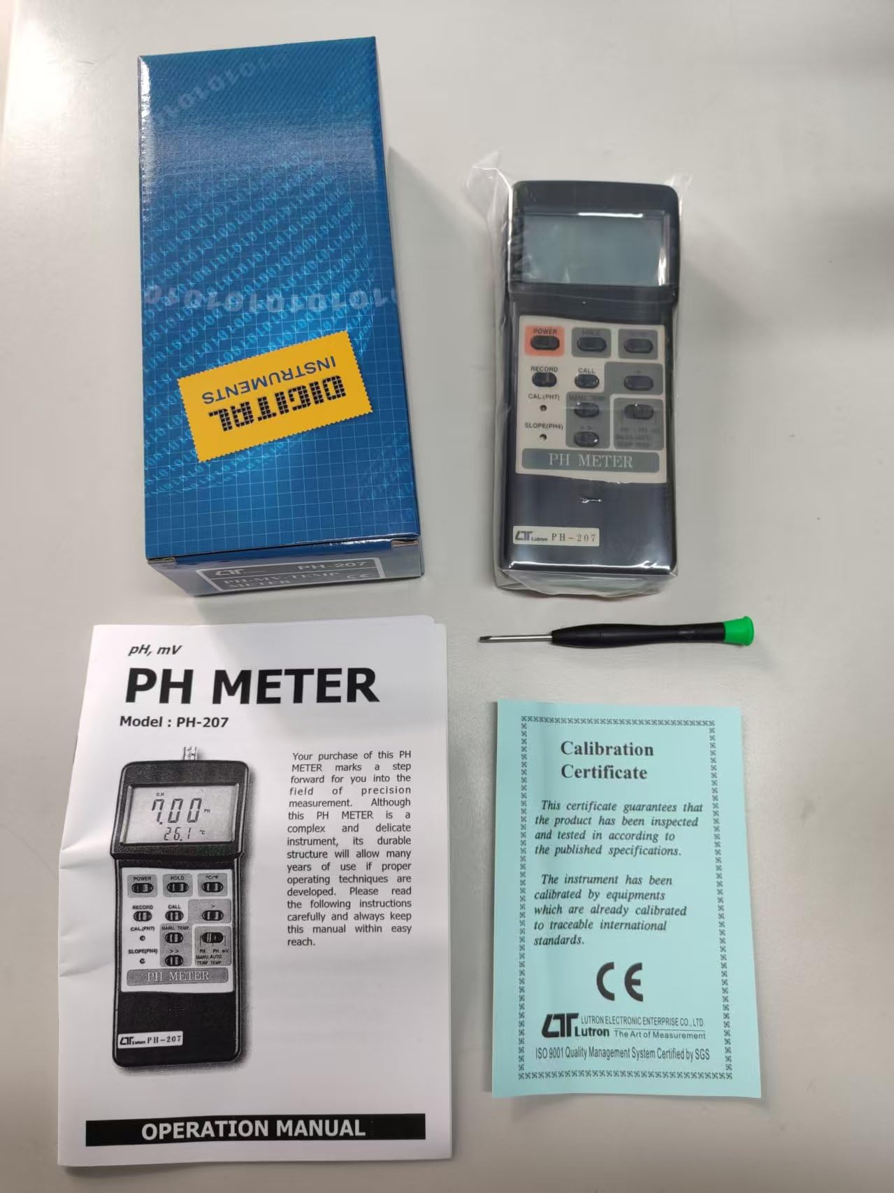 i-POOK pH/mV, ATC PH-208 Pen-Typ, Wasserqualitätstester, Säure-Messgerät, multifunktional, misst pH-Wert mV und Temperatur, hergestellt in Taiwan