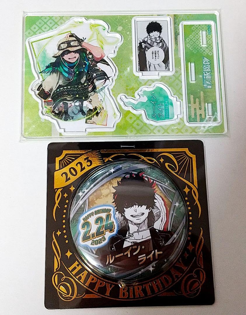 青の祓魔師 ルーイン・ライト 名場面ジオラマフィギュア バースデイ缶バッジ Amazon.co.jp: ルーイン・ライト バースデイ 缶バッジ ジオラマ