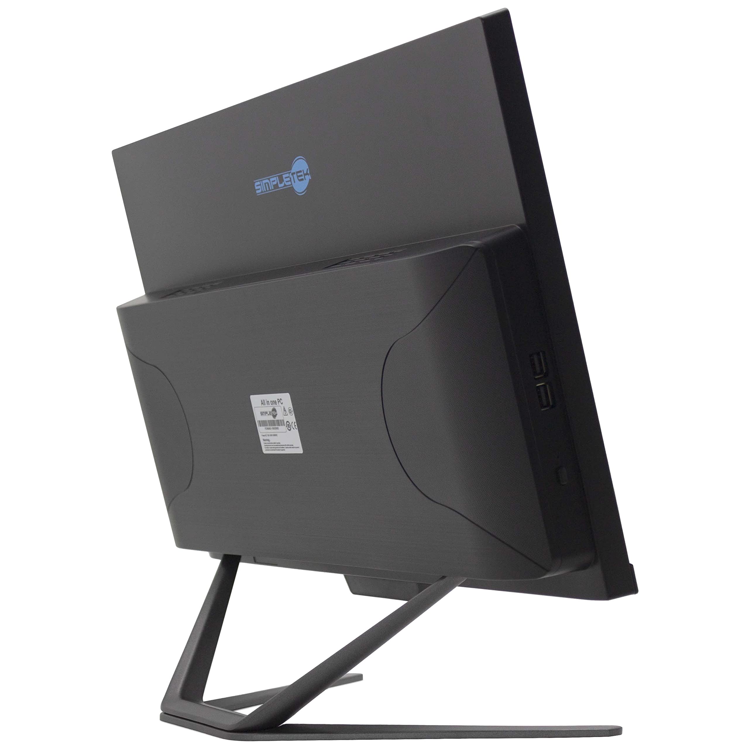 SIMPLETEK PC All in One 24” TouchScreen Full HD Core i5 Fino a 3.20GHz | Windows 11 Pro 16GB RAM SSD 960GB | Webcam integrata WiFi5 Bluetooth 4.2 Desktop Computer Fisso Aio