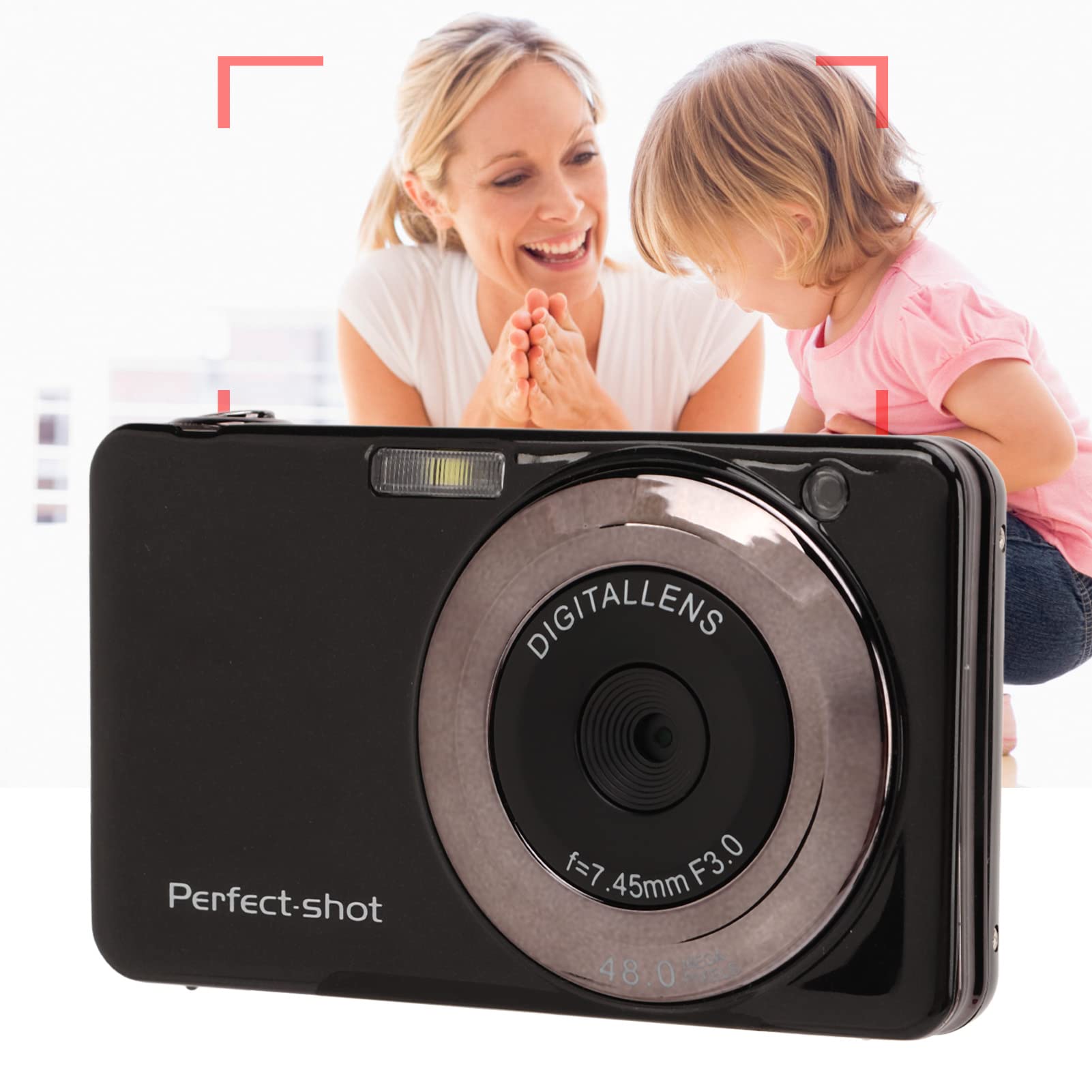 Fotocamera Digitale, Fotografia HD da 48 MP, Luce di Riempimento Incorporata, Scheda di Memoria di Supporto, Ampiamente Usata per Studenti, Adolescenti, Bambini, Viola