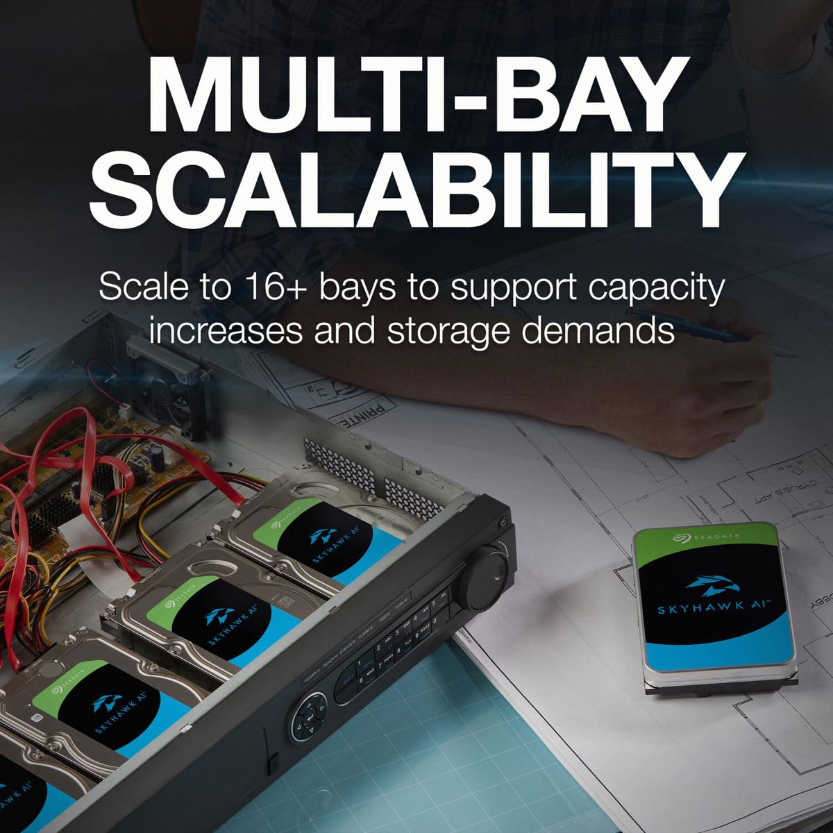 Amazon.com: Seagate Skyhawk AI 24TB Video Internal Hard Drive HDD