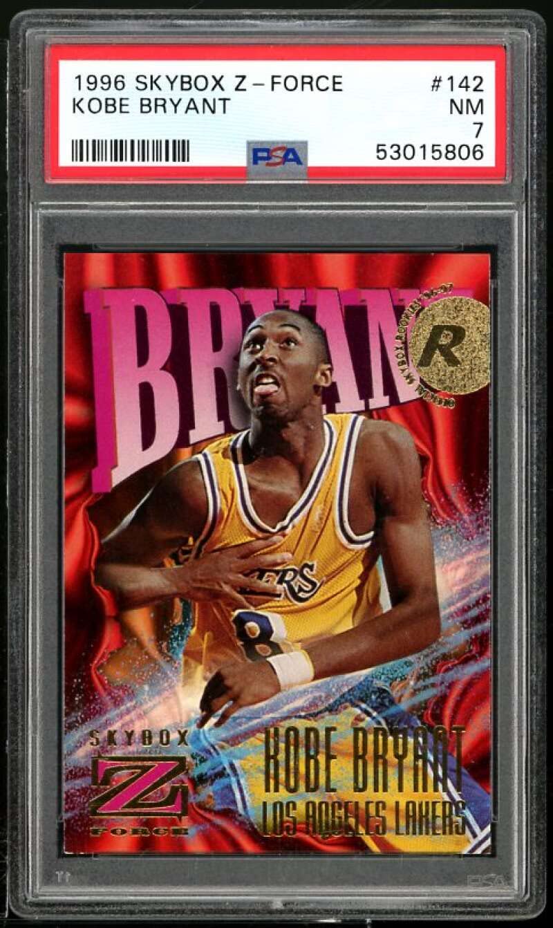 Amazon.com: 1996-97 Skybox Z-Force #142 Kobe Bryant ROOKIE RC PSA