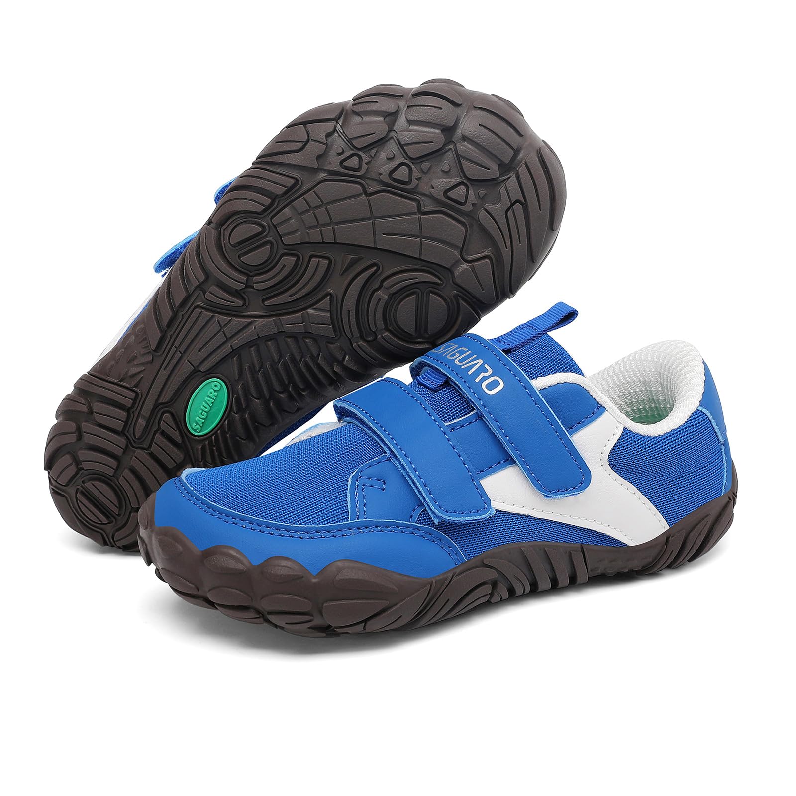 SAGUARO Kinder Barfußschuhe Leicht Barfuß Sneaker mit Breiter Zehenbox und Zero-Drop Sohle, Gr. 25-36