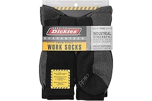 Genuine Mens 5-Pair Crew Work Socks