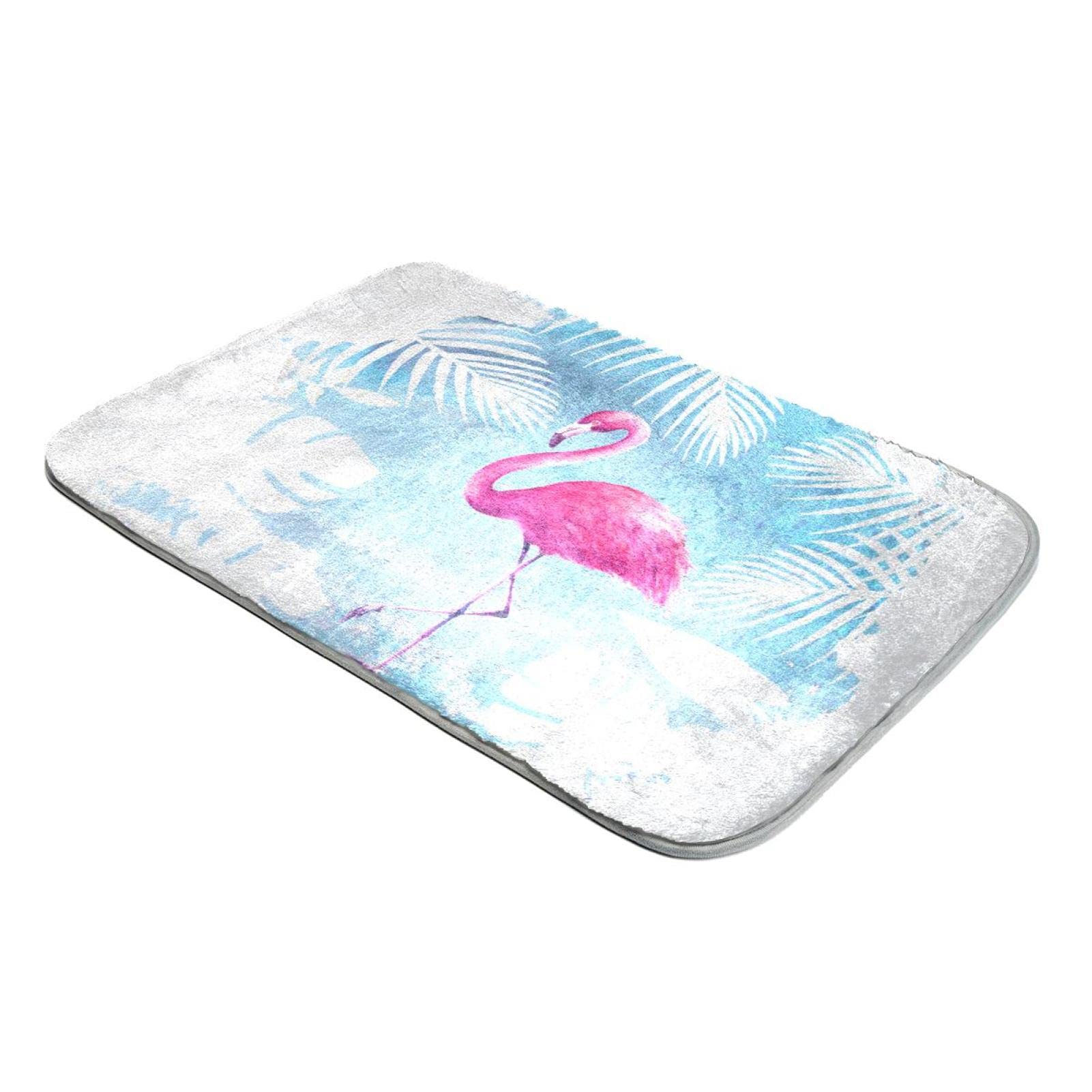 Tapis fausse fourrure flamant rose ultra doux pour salon