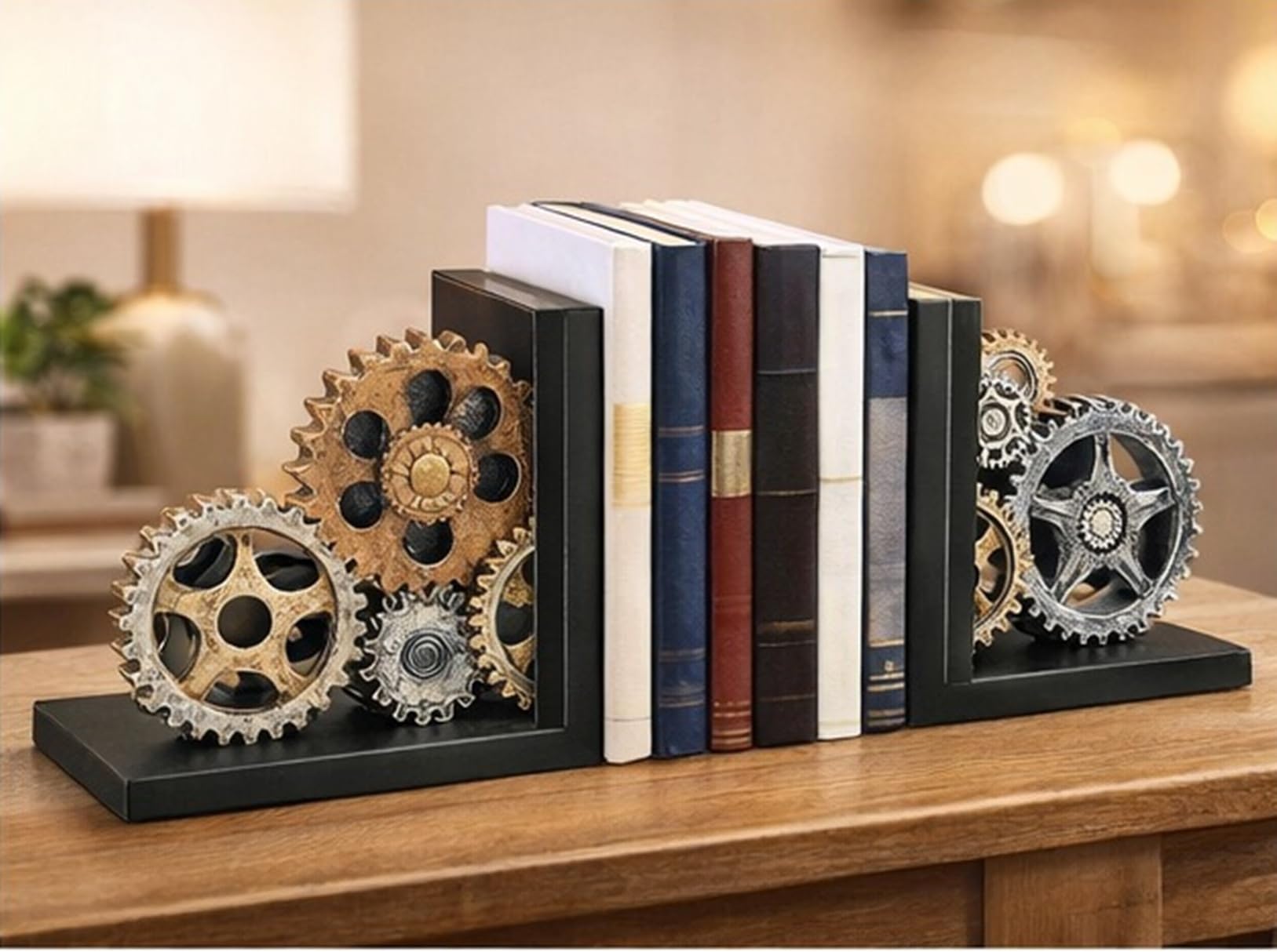 Buchstützen aus Kunstharz im Vintage-Stil