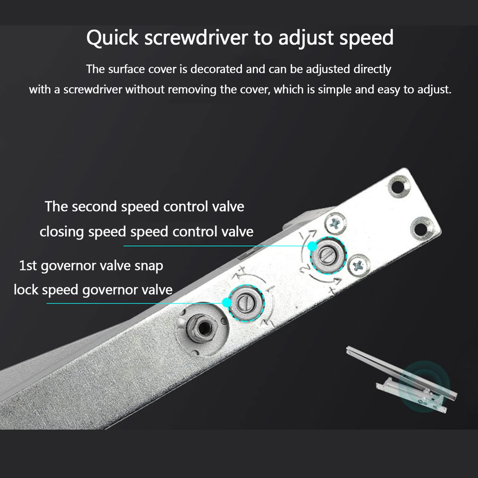 Cierrapuertas automático oculto, amortiguador hidráulico para puertas correderas, seguro contra incendios, diseño suave, ideal para uso doméstico y de oficina
