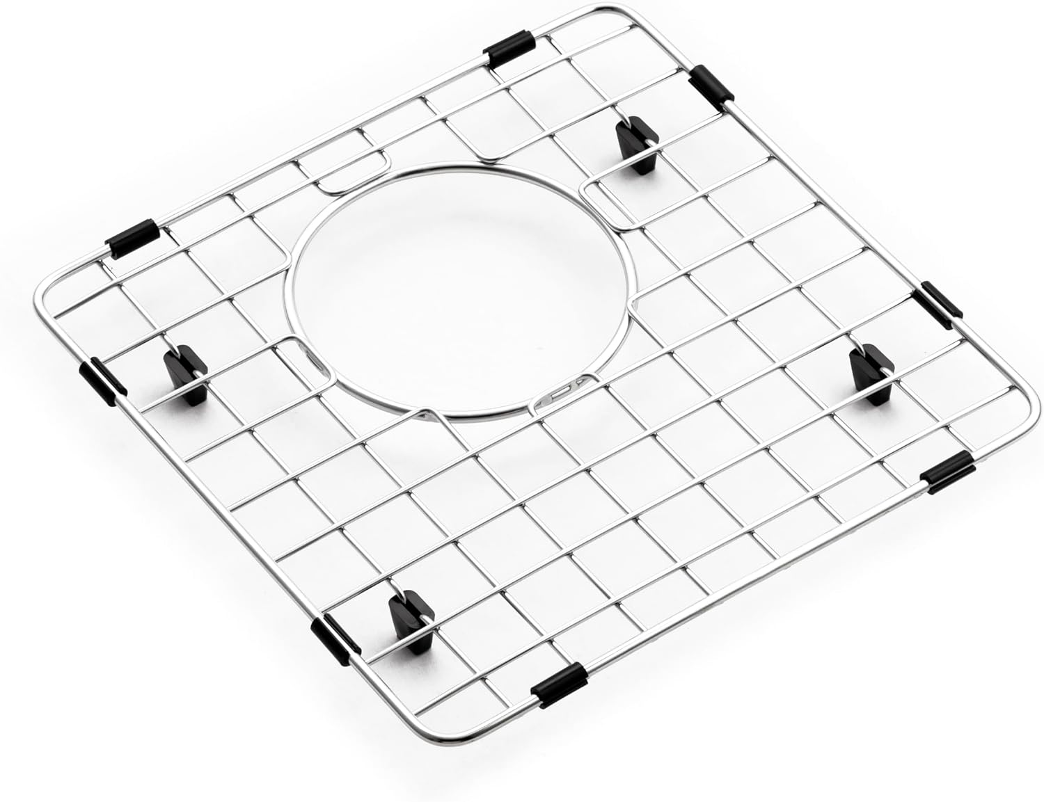 Houzer 629804 Wirecraft Stainless Steel Bottom Grid - Fits Only Houzer Quartztone Granite Kitchen Sink Model E-100, Durable Metal Sink Protector Grate for Bottom of Sink