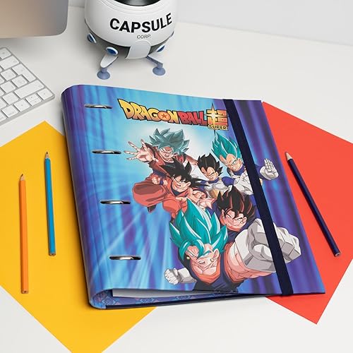 Miniatura 4 de Grupo Erik Carpeta de 4 anillas A4 - Dragon Ball 10.6 x 12.6 pulgadas - 10.6 x 12.6 in Carpeta de anillos A4, carpeta de documentos, regalos
