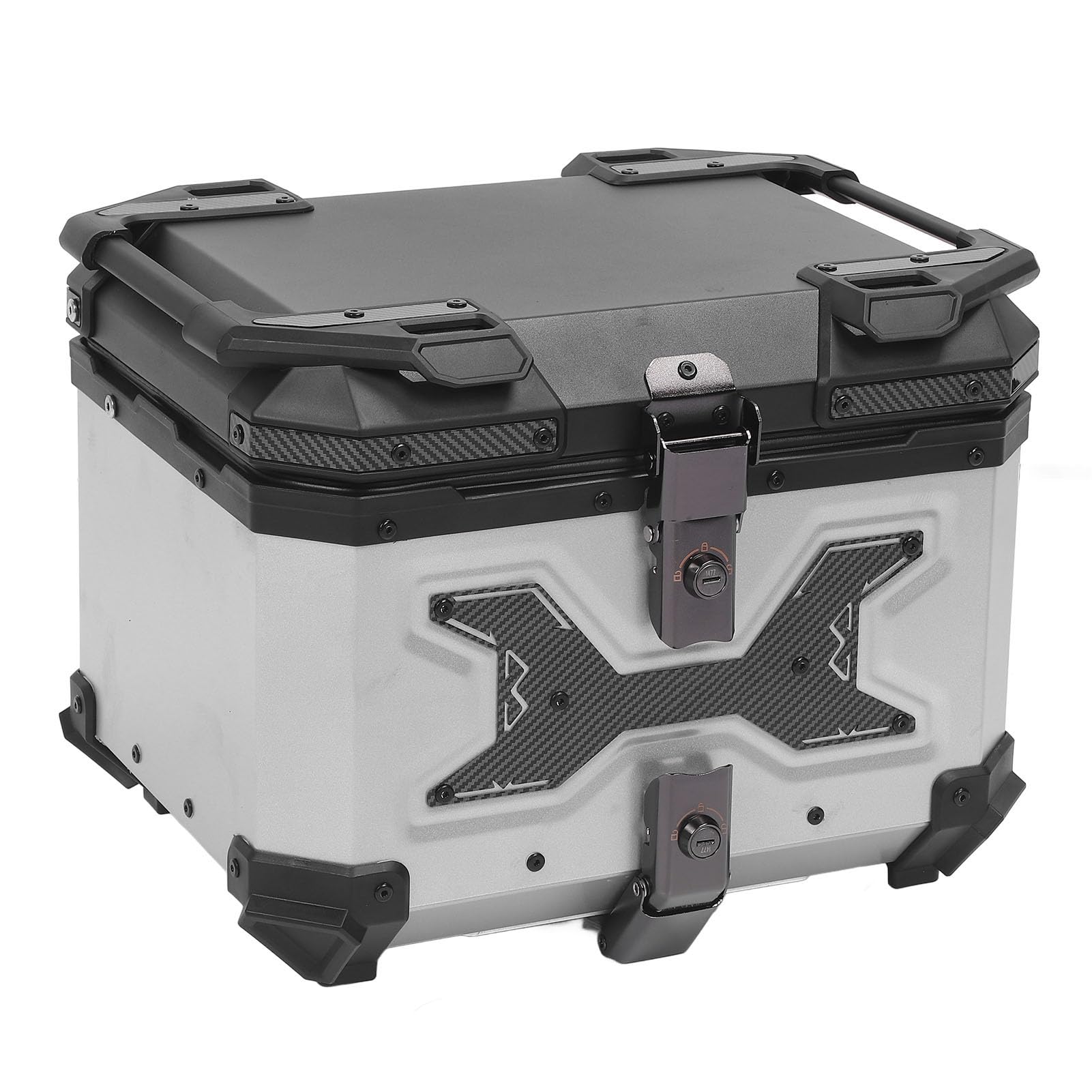 Shockproof Motorcycle Trunk Aluminum Alloy 45L Top Case for