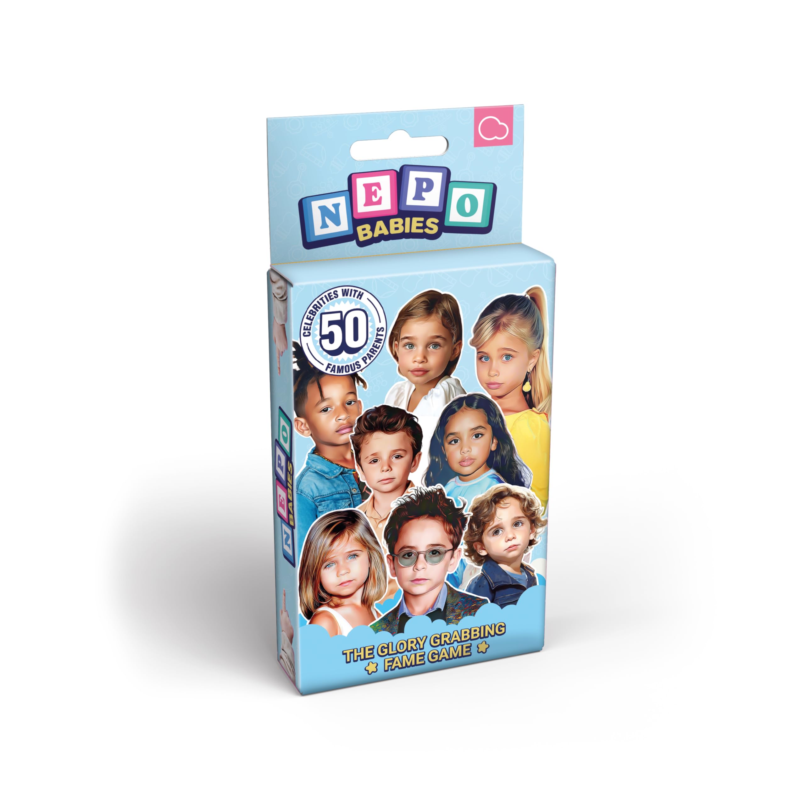 Bubblegum Stuff Nepo Babies Card Game - Nepotism Spoons Card Game - Collect Sets & Snatch The Award - Fast & Fun Game for Family - Pop Culture Fun for All Ages - Great Gift! (8.5 x 17.5 cm) — image 1