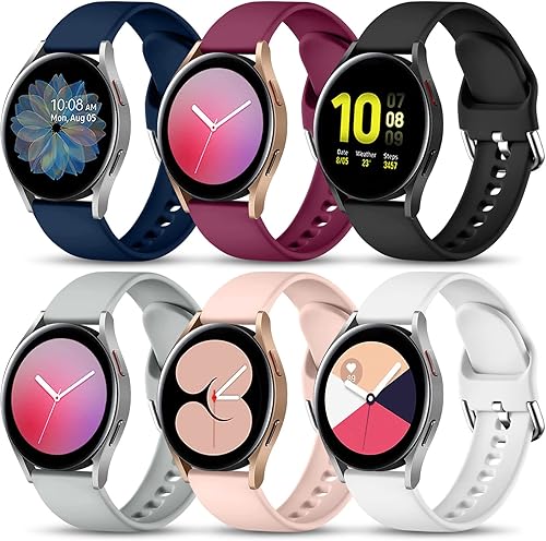Lerobo, 6 bandas para Samsung Galaxy Watch Active 2 1.57 pulgadas 1.73 pulgadasActive, Galaxy Watch 3 1.61 pulgadas, Galaxy Watch 1.65 pulgadas,
