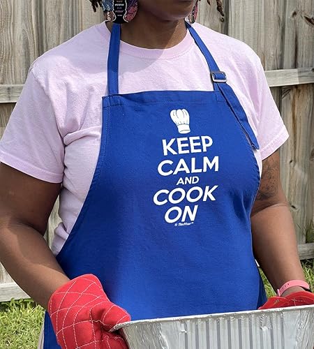 Miniatura 3 de ThisWear Keep Calm And Bake Cook or Grill On Two Pocket Adjustable Bib Delantal