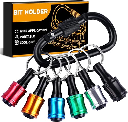 Soporte para puntas de llavero para calcetines  Soporte para puntas de destornillador, regalos para hombres, vástago hexagonal de 14, regalos únicos