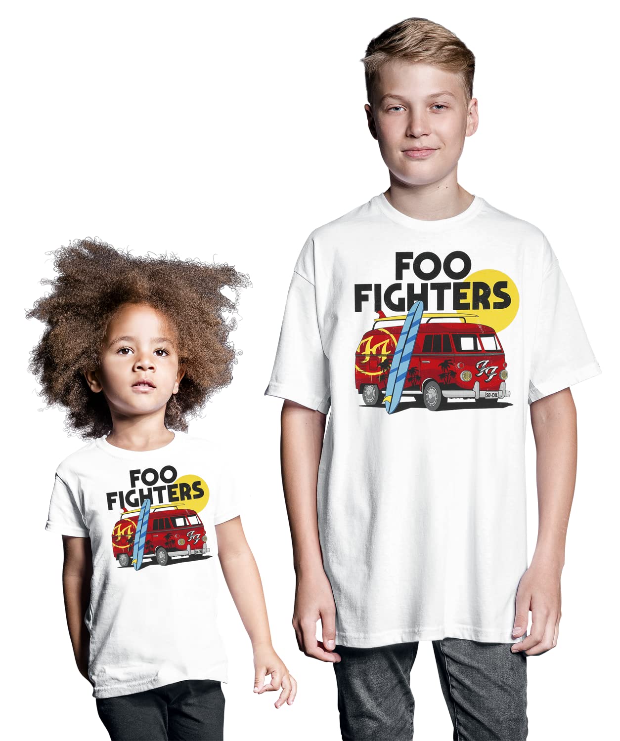 Foo Fighters Kids - Van Unisex T-Shirt Bianco