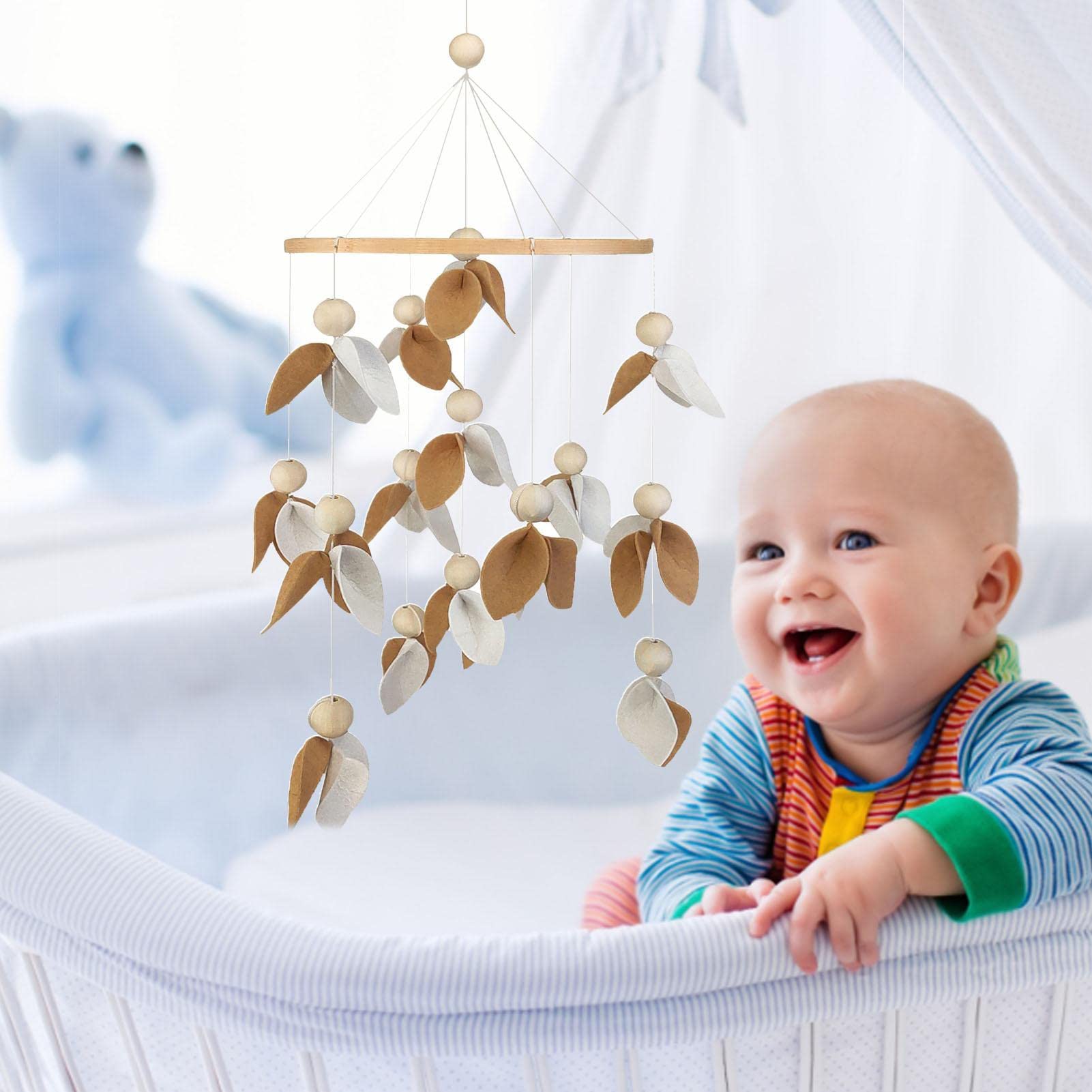 Handgemachtes Baby Mobile Aus Filz - Sinnesanregung Fürs Kinderzimmer