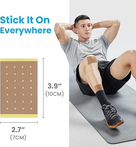 Miniatura 6 de Sumifun Parches de máxima resistencia, 128 unidades de yeso de tigre rojo chino, parches de hierbas naturales para articulaciones musculares,