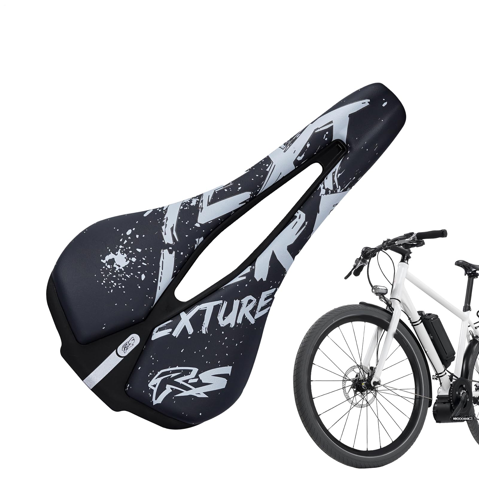 Siège de vélo de route anti-douleur avec suspension ergonomique - 8