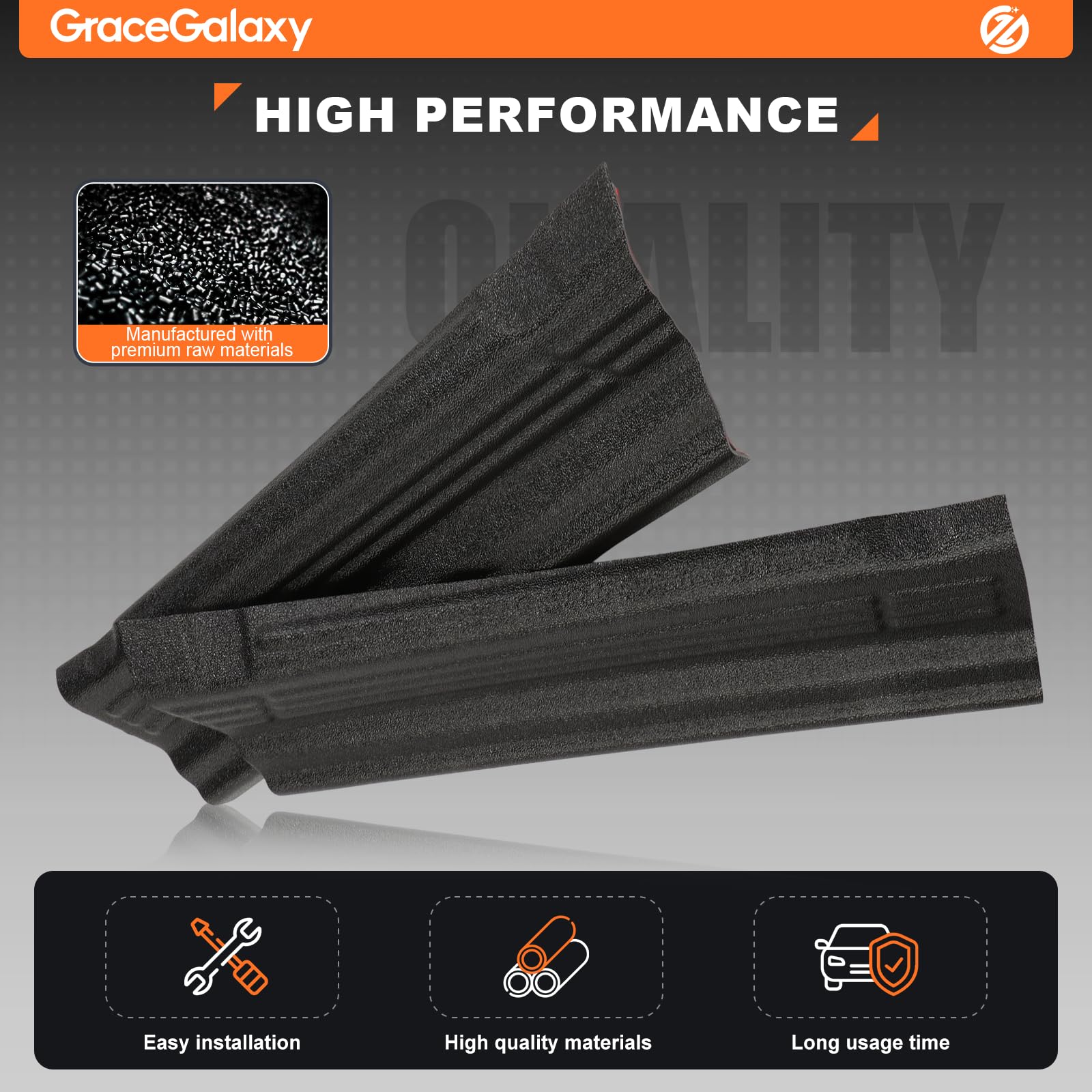 GraceGalaxy Battitacco con nastro adesivo per Ducato Boxer Jumper 2006-2023
