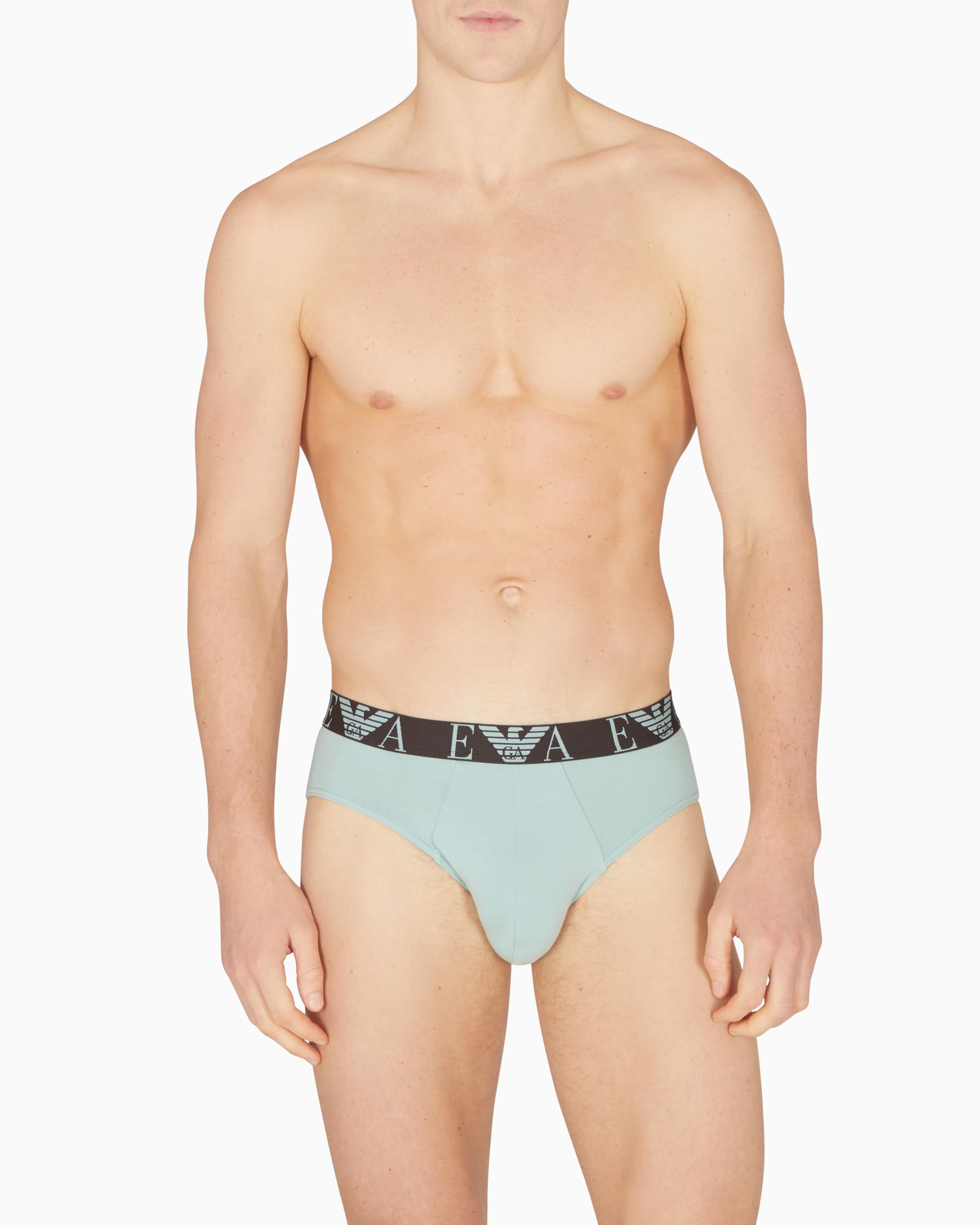 Emporio Armani Bold Monogram 3-Pack Brief Mutande da Uomo Uomo (Pacco da 3)