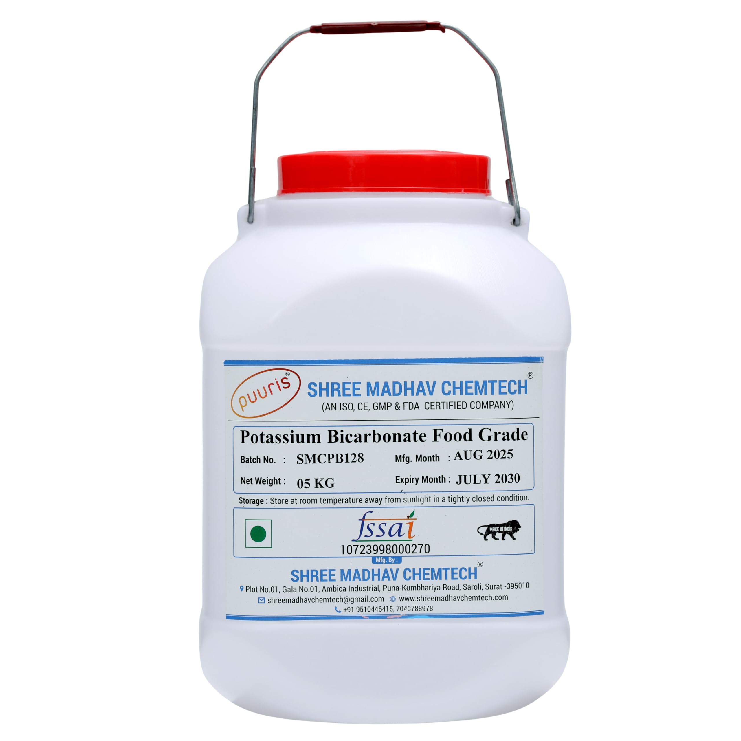 Potassium Bicarbonate food grade (PUURIS) 05 kg for added mineral chemicals of packaged drinking water-image-12