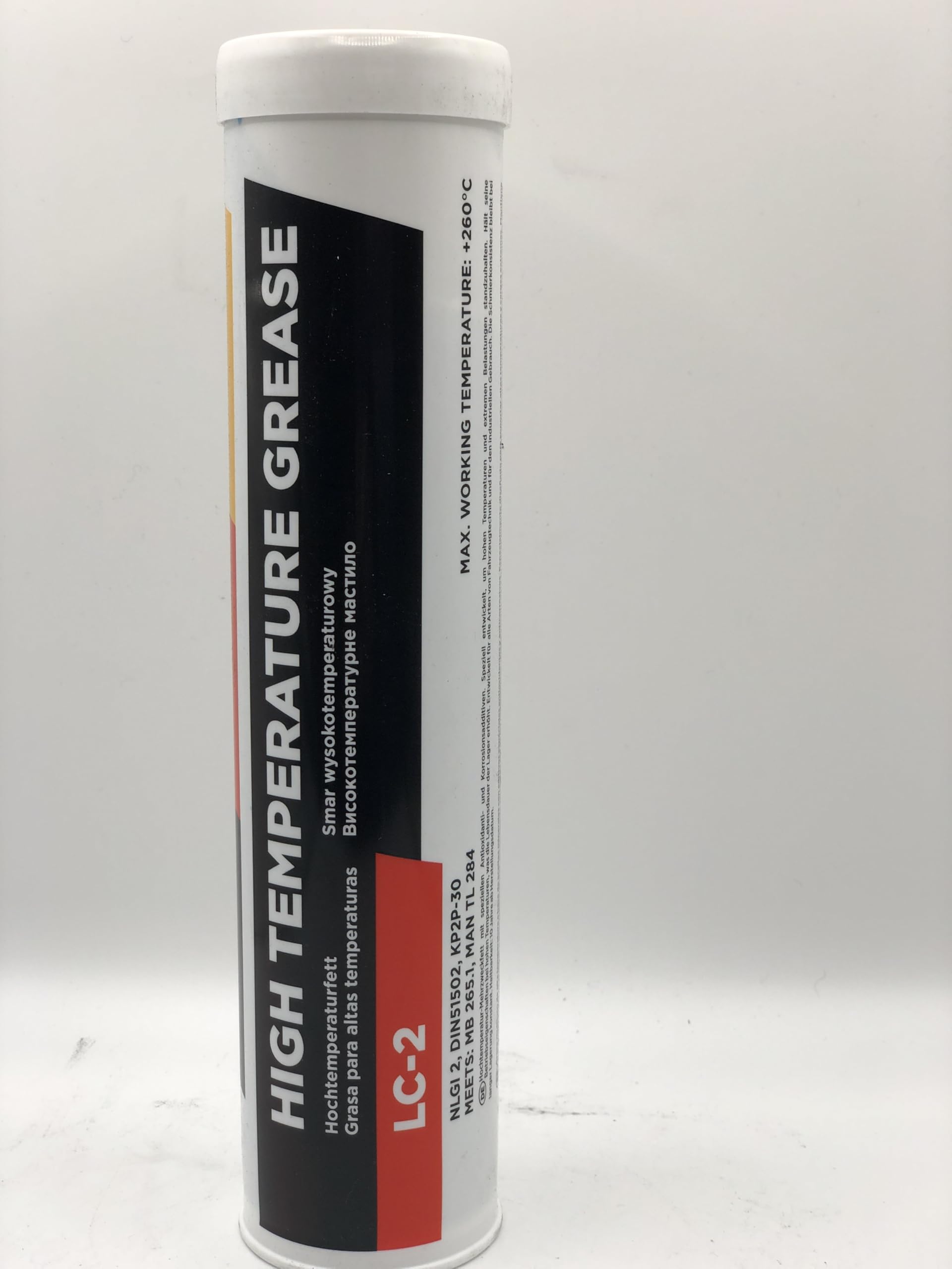 AUTOLIVE GRASA LC-2 DE LITIO ALTA TEMPERATURA - NLGI 2, DIN51502, KP2P-30 - Cumple con MB 265.1, MAN TL 284 - Temperatura Máxima de Trabajo: +260°C - Multiusos para Automoción e Industria 390GR (6)