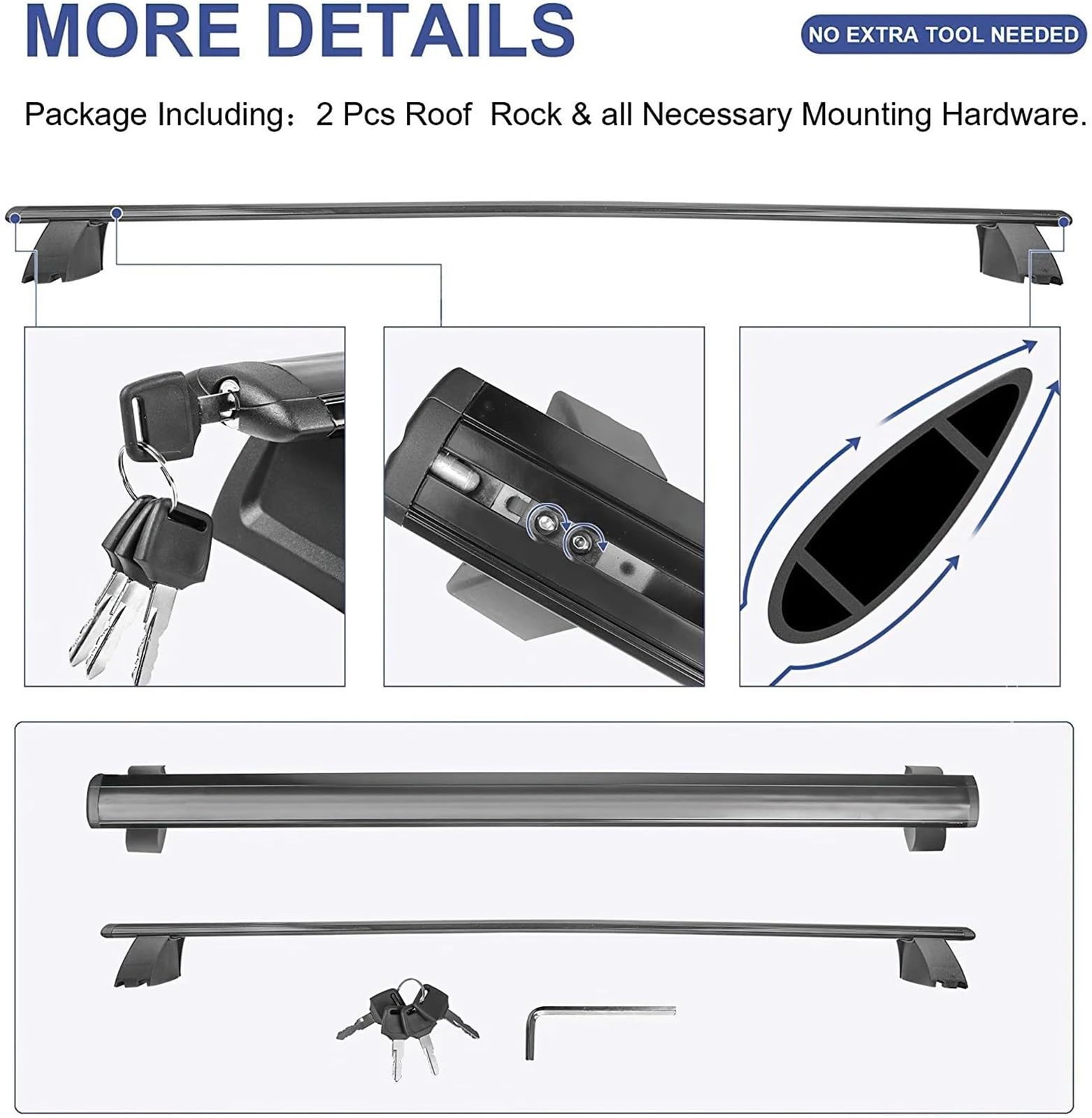 Barra de Techo Transversal para Jeep para Grand para Cherokee Barra de Techo para automóvil aleación de Aluminio Especial Cierre de cinturón Equipaje de Techo WK2 RIEL DE Acero