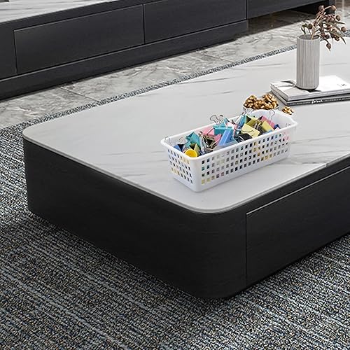 Miniatura 5 de Kiddream Paquete de 6 cestas de almacenamiento pequeñas, cestas de plástico delgadas, 11.57 x 5 x 3.42 pulgadas