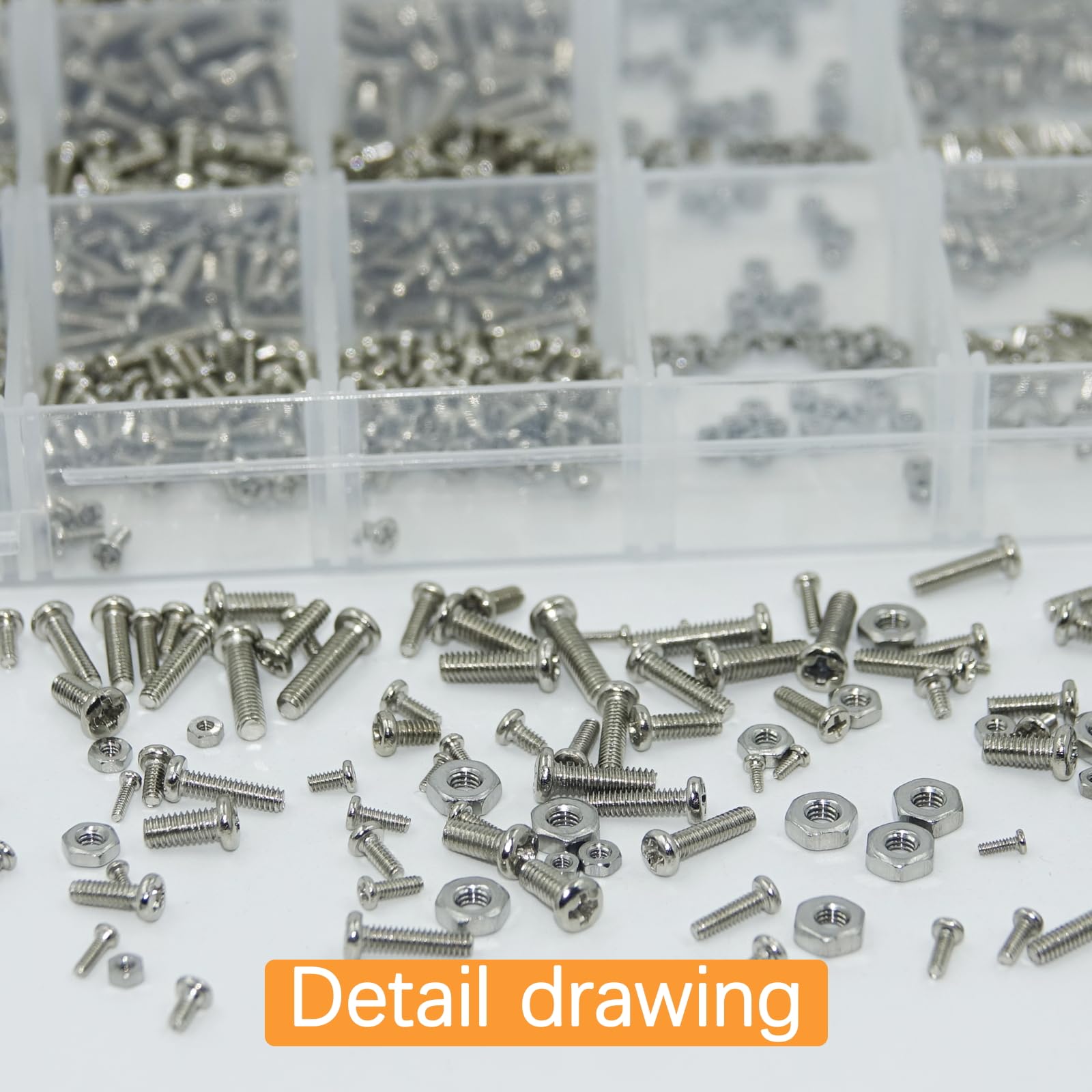 Metric Screw & Nut Kit - 1110 Pieces -5