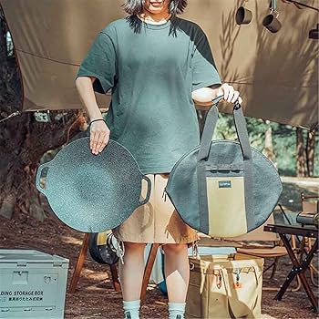 昭和レトロ ダッチオーブン ダッチパン 鋳鉄 鉄製 鉄器 収納バッグ アウドドア 昭和レトロ ダッチオーブン ダッチパン 鋳鉄 鉄製 鉄器 収納