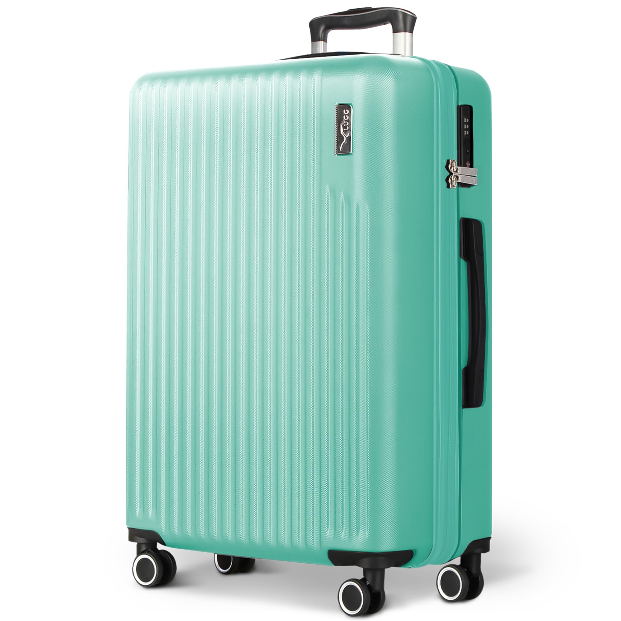 LUGG 20inch Vacay Suitcase ABS Luggage with TSA Indent Lock, Aluminium Trolley Handle, 360° Spinner Wheels, Water-Resistant & Durable Material - Airline Compatible (55 x 23 x 35cm) — view 21