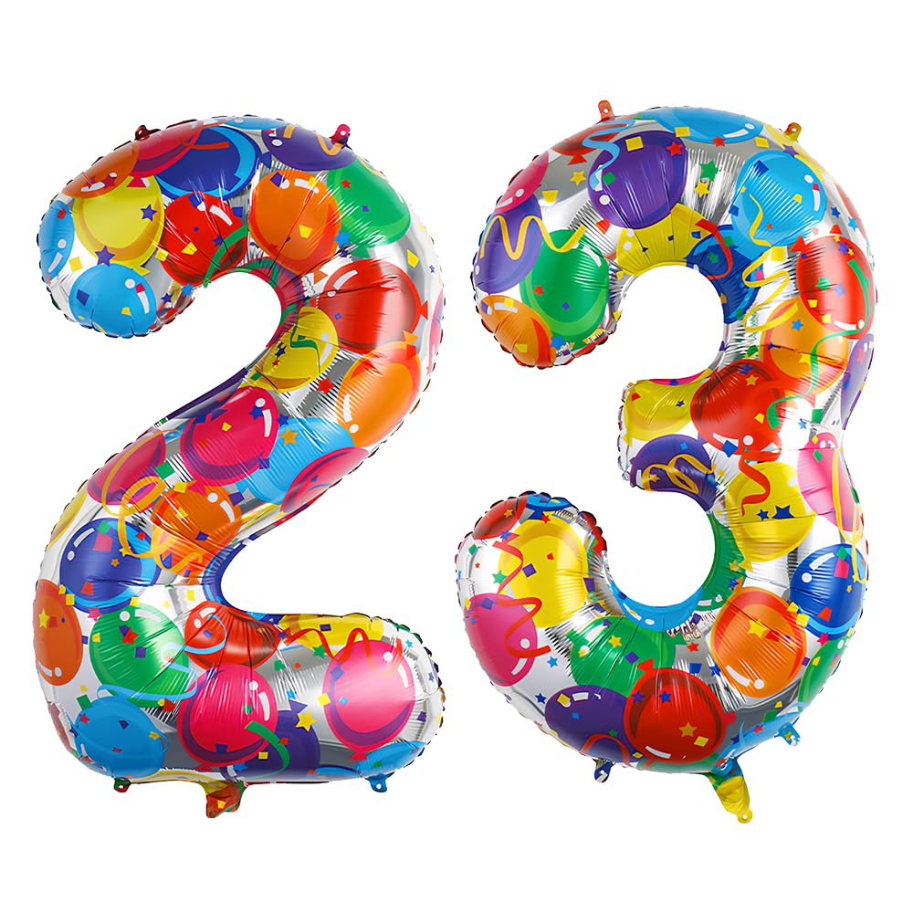 Foil Globo Número 5 Azul 40" (101cm), Inflable Helio o aire, Gigante Numeros 0-9, 10-19, 20-29, 30-100, Grande Globos Decoración para La Boda Aniversario y Cumpleaños Fiestas — view 398